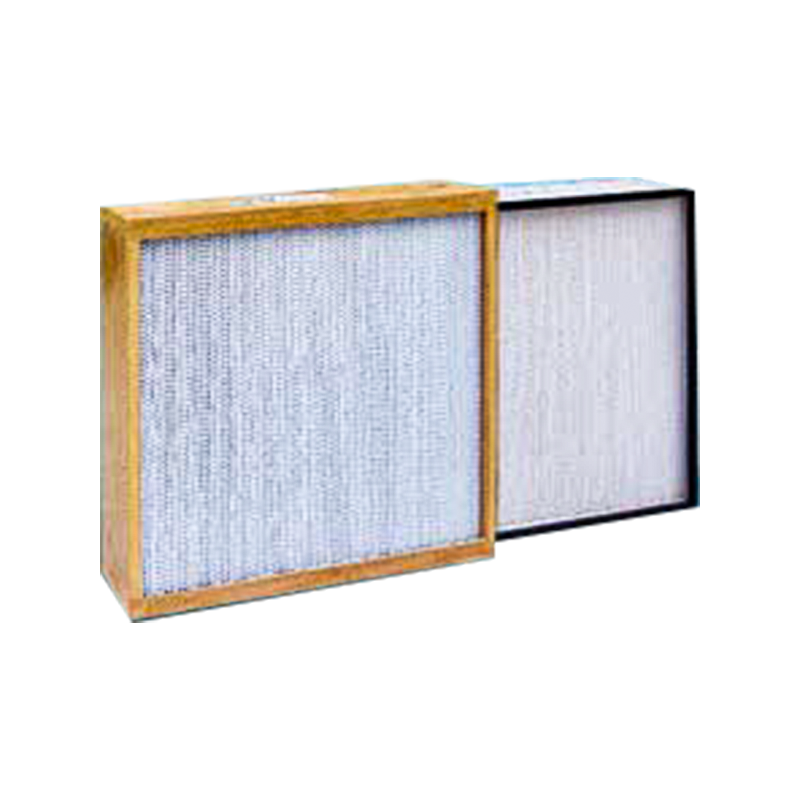 Filtro dell'aria ad alta efficienza con divisorio